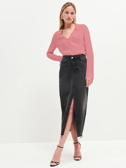 SELVIA Peach Regular Fit Shirt-picture-20