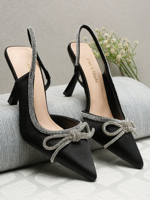 12 Timelessly Beautiful Black Evening Shoes For Your Wedding and Special  Occasion | Black evening shoes, Black wedding shoes, Evening shoes