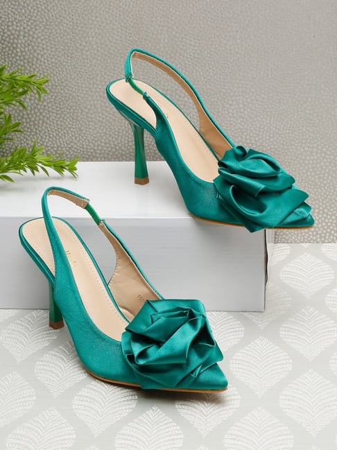 Pale best sale green sandals