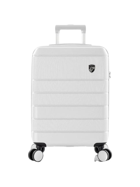 HEYS Neo White Textured Hard Cabin Trolley Bag -21 cm