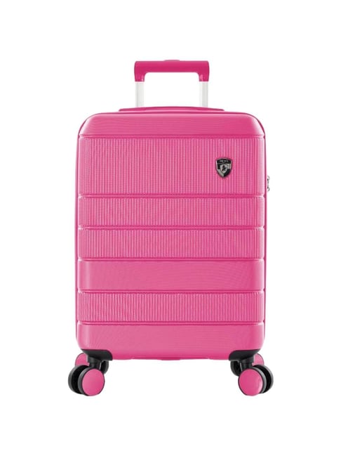 HEYS Neo Fuchsia Textured Hard Cabin Trolley Bag -21 cm-picture-11
