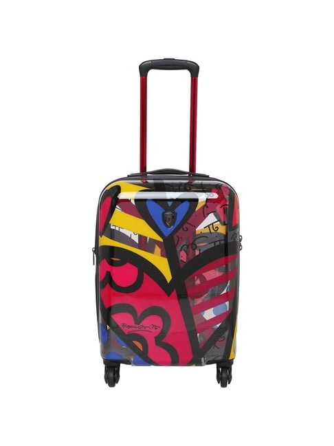 HEYS Britto Multicolor Printed Hard Cabin Trolley Bag -21 cm