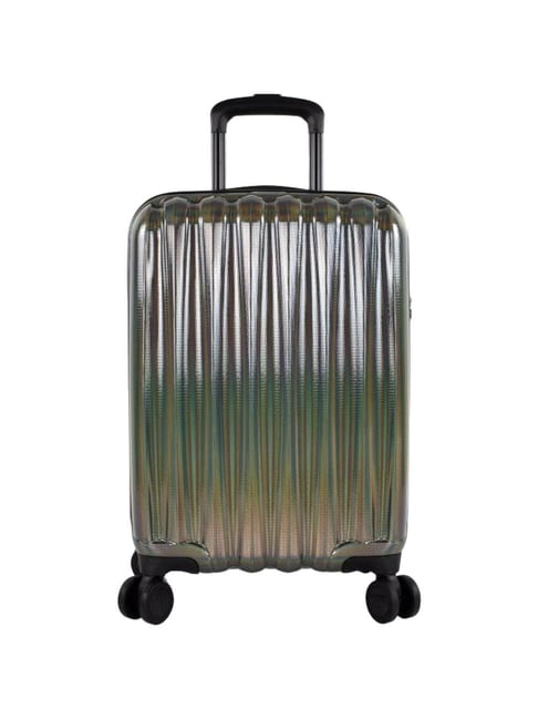 HEYS Astro Charcoal Textured Hard Cabin Trolley Bag -21 cm