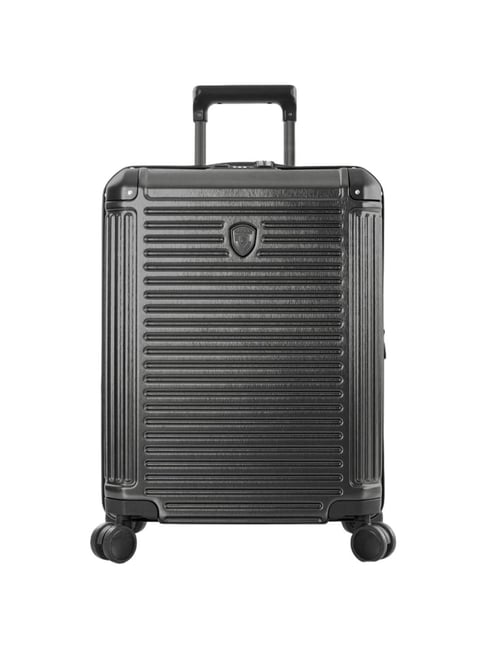 HEYS Edge Gunmetal Textured Hard Cabin Trolley Bag 21 cm