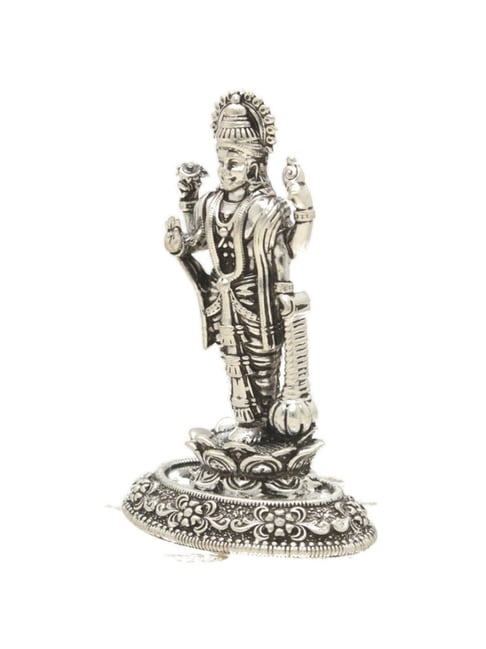 Sri Jagdamba Pearls 0.8 Silver Lord Vishnu Divine Idol - 8 gm-picture-32