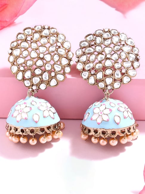 Pink turquoise earrings. | Rebekajewelry