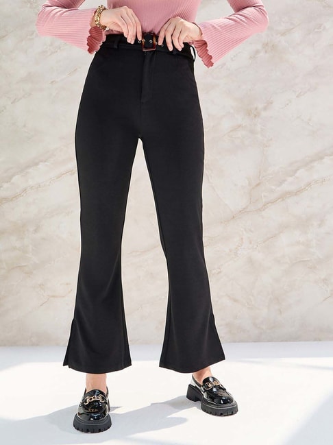 Black High-Waisted Flare Jeans – iFetish Apparel