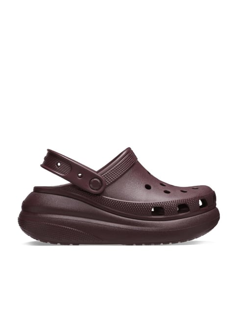 Burgundy crocs sale