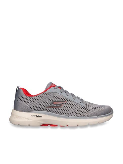 Skechers Men's GO WALK AVALO Grey Running Shoes