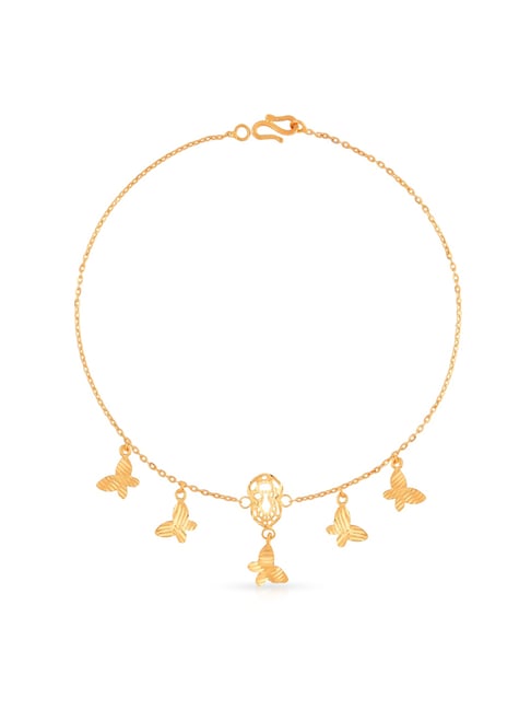 Malabar Gold and Diamonds BIS Hallmark 22k Yellow Gold Flexible Fit Bracelet for Women