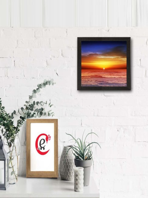 eCraftIndia Sunset View Satin Matt Texture UV Art Painting-picture-31