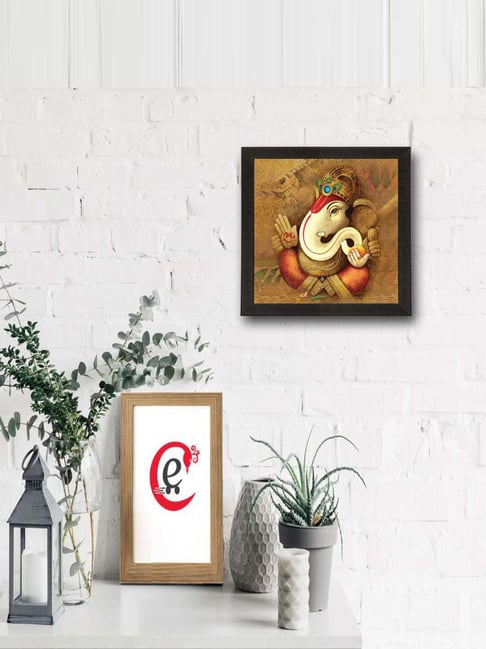 eCraftIndia Lord Ganesha Satin Matt Texture UV Art Painting-picture-26