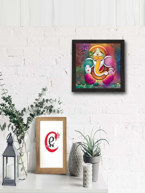 eCraftIndia Lord Ganesha Satin Matt Texture UV Art Painting-picture-21
