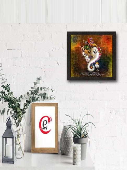 eCraftIndia Lord Ganesha Satin Matt Texture UV Art Painting-picture-42