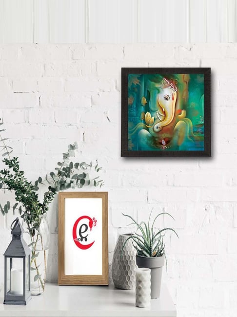 eCraftIndia Lord Ganesha Satin Matt Texture UV Art Painting-picture-35