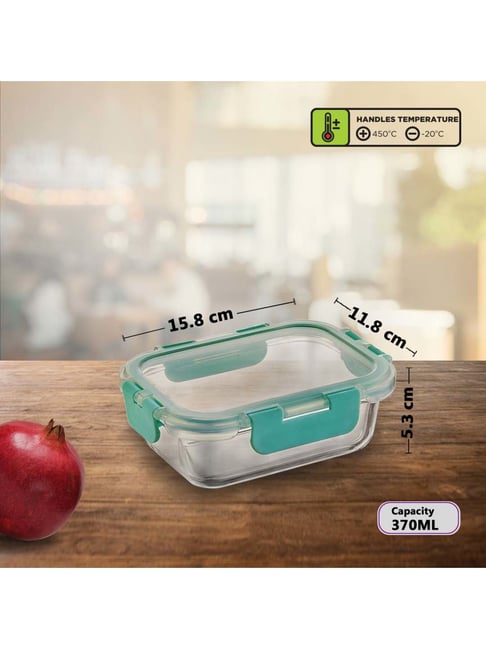 370ml x 2 Allo FoodSafe Microwave Oven Safe Glass Lunch box – Allo Innoware