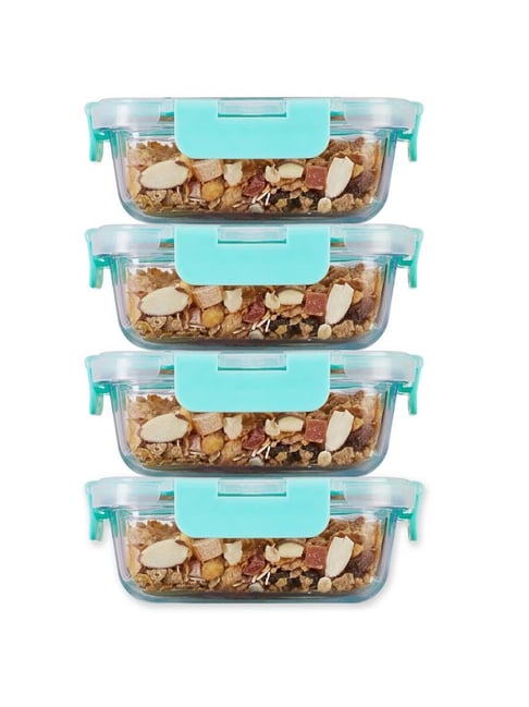 370ml x 2 Allo FoodSafe Microwave Oven Safe Glass Lunch box – Allo Innoware