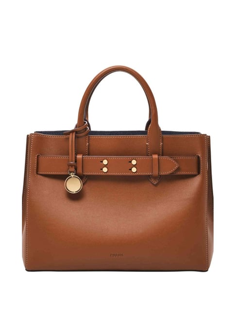 Buy Fossil Gilmore Brown Solid Medium Handbag Online At Best Price Tata CLiQ