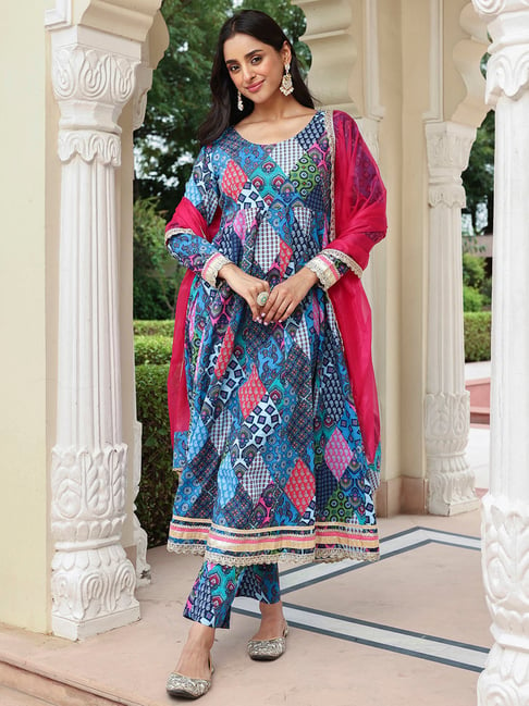 Rajasthani Trend Women Kurta Pant Set - Buy Rajasthani Trend Women Kurta  Pant Set Online at Best Prices in India | Flipkart.com