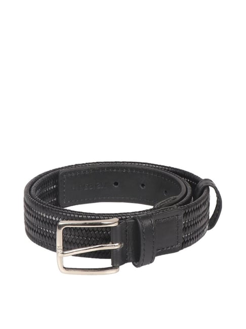 Hidesign AREZZO 02 Black Leather Waist Belt for Men