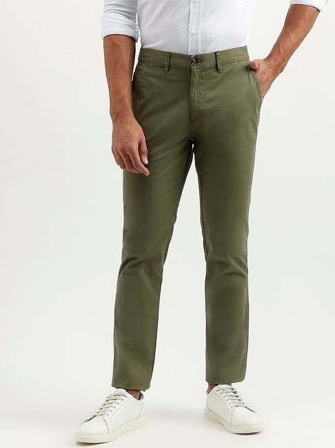 United Colors of Benetton Slim Fit Men Green Trousers - Buy United Colors  of Benetton Slim Fit Men Green Trousers Online at Best Prices in India |  Flipkart.com