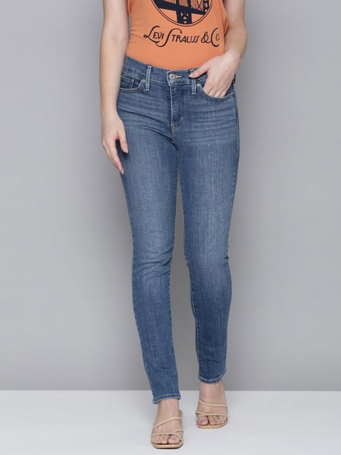 Levi's 311 Blue Skinny Fit Mid Rise Jeans