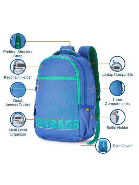 Skybags Strider Skybags Laptop Backpack With Rain Cover SKYBAGS