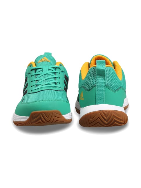 Buy Adidas Men's Faztcort Indoor Star Green Indoor Court Shoes for