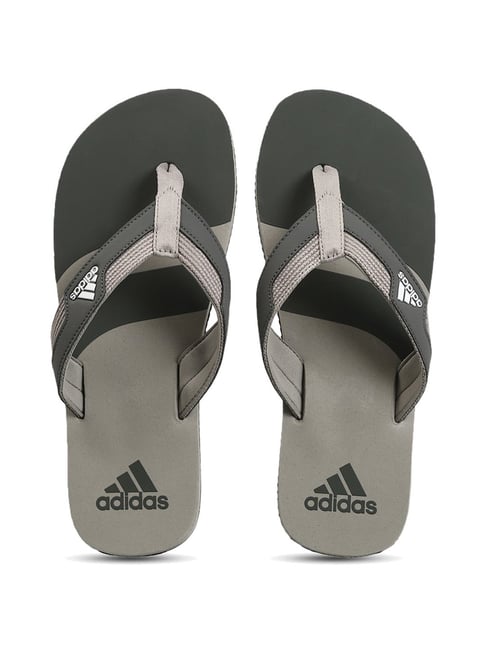 Adidas Men s DISTIL Grey Flip Flops