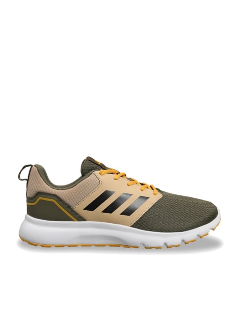 tan and olive green adidas