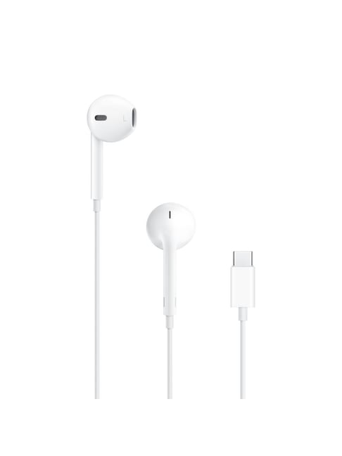 White outlet wired earbuds