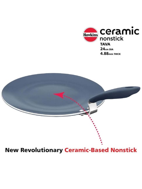 Futura Non-Stick Concave Tava Griddle 10 in. - 4.06mm with Steel Handle, 1  - Foods Co.