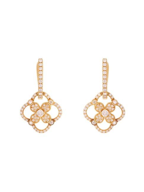 Shy Creation DIAMOND EARRINGS 001-151-01092 14KY | Blue Water Jewelers |  Saint Augustine, FL