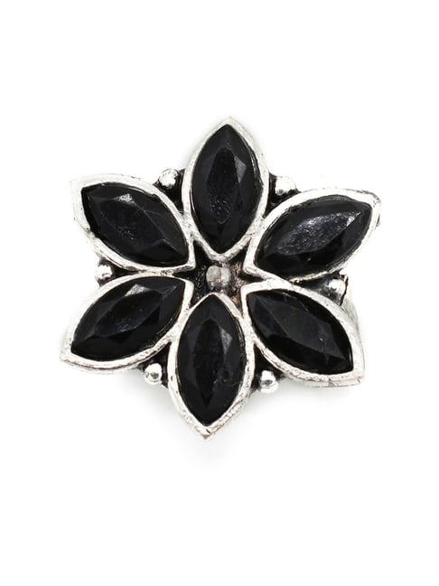 Buy Teejh Maya Black Silver Oxidized Jewellery Set Online At Best