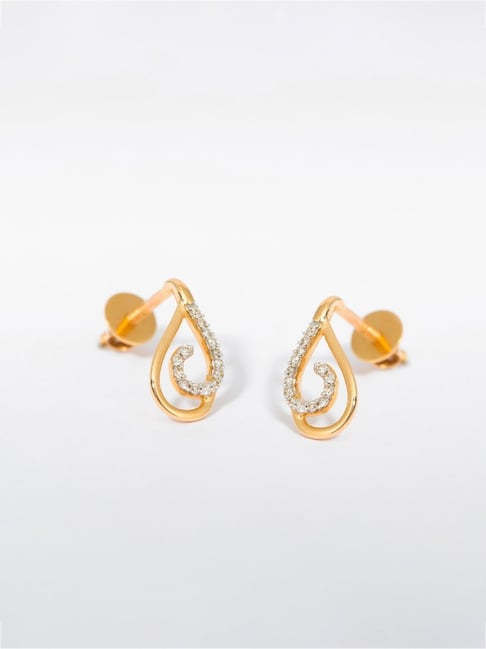 Brilliance Fine Jewelry 1.00 Carat T.W. Diamond Stud Earring in 14K Yellow  Gold, (I-J, I2-I3) - Walmart.com