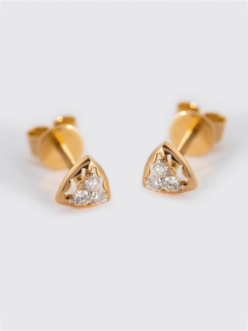 14K Gold Diamond Stud Earrings 65957: buy online in NYC. Best price at  TRAXNYC.