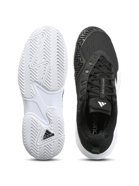 Adidas Men's Barricade Black Tennis Shoes