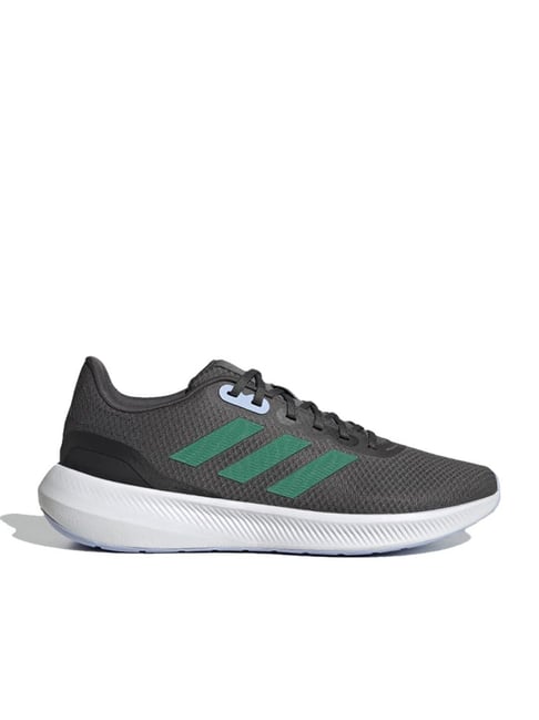 Adidas men best sale grey running shoes