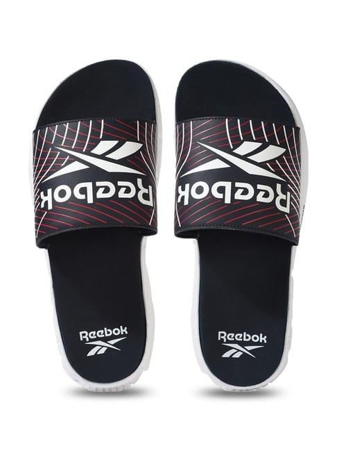 Buy Reebok Men s troy Black Slides for Men at Best Price Tata CLiQ