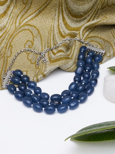 Karatcart Blue Necklace for Women