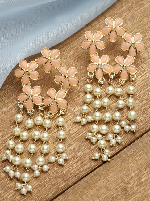 Karatcart Earrings Myntra Kundan Earrings Kundan Bridal Gold