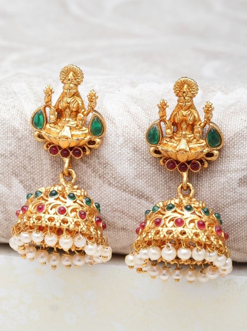 Buy Karatcart Green Stud Earrings For Women Online At Best Price