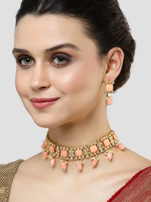 Karatcart kundan hot sale jewellery necklace