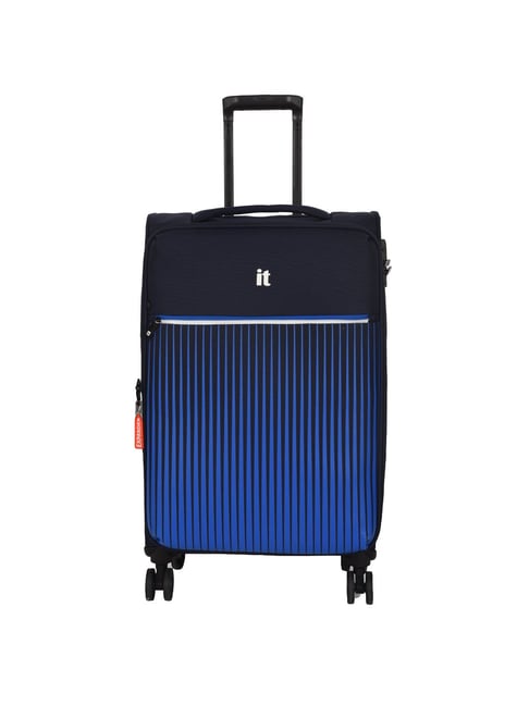 Buy It luggage Lapis Blue Trolley Bag 24 inch Online At Best Price Tata CLiQ