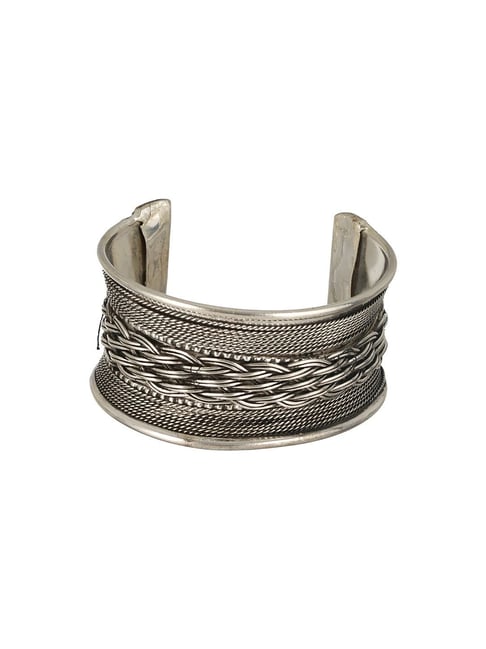 Buy Aatmana Silver Cuffs Bracelet Online At Best Price @ Tata CLiQ