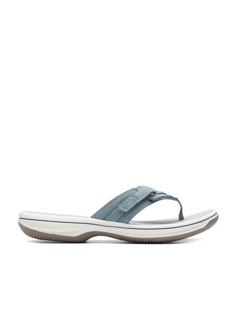 Clarks breeze sea discount flip flops blue