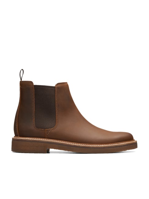 Clarks mens slip sales on boots