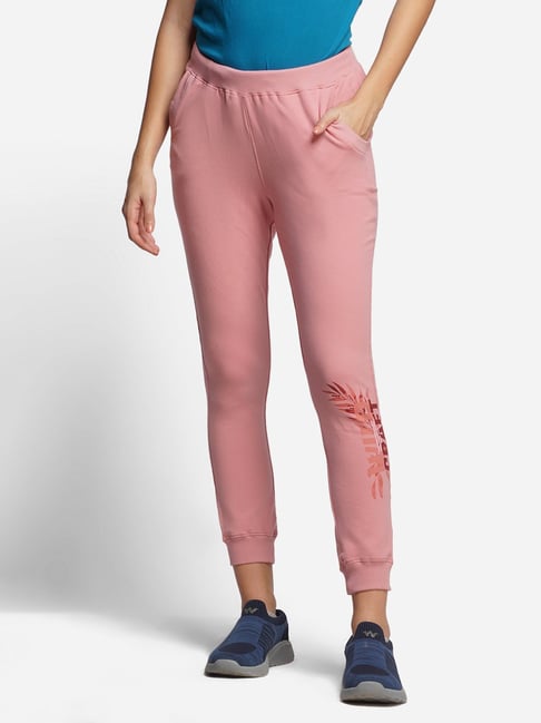 Wildcraft Pink Printed Mid Rise Joggers-picture-20