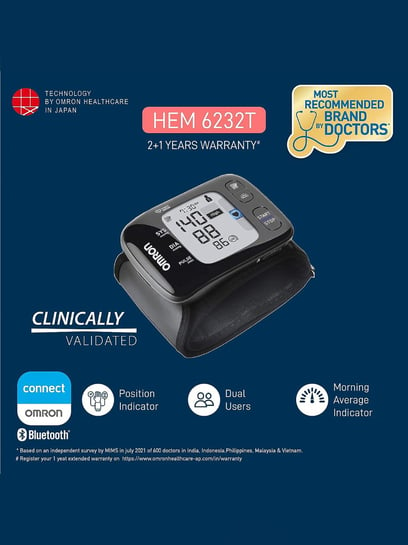 OMRON 7140T1 HEM 7142T1 Digital Bluetooth Blood Pressure Monitor