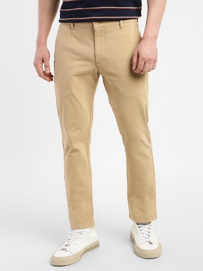 Buy Khaki Beige Trousers & Pants for Men by NETPLAY Online | Ajio.com